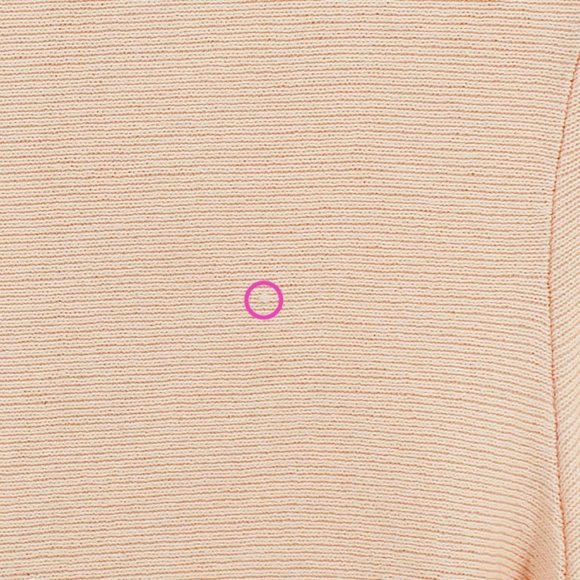 Jonathan Simkhai Stretch Knit Bell Sleeve Peplum Top Blush Cut Out  Jewel Neck - Picture 11 of 13